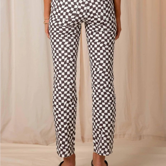 PEPPERMAYO Electric Avenue Pants - Warped Check - Size 6 - Picture 3 of 6